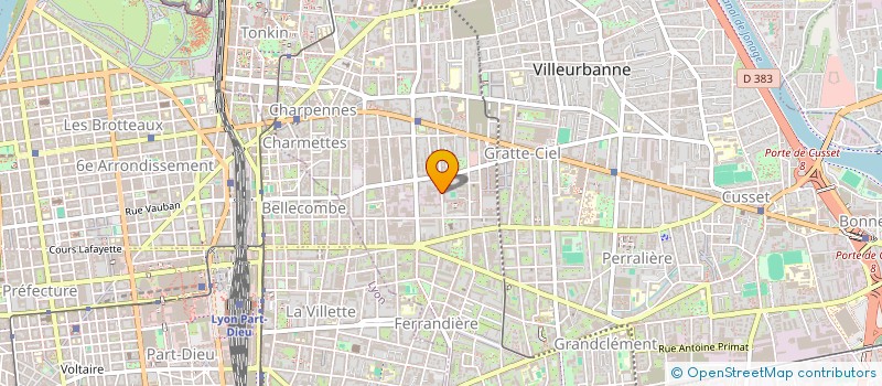 localisation de l'entreprise NM ISOLATION à VILLEURBANNE