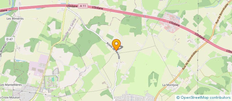 localisation de l'entreprise NM&K  SARGE-LES-LE-MANS