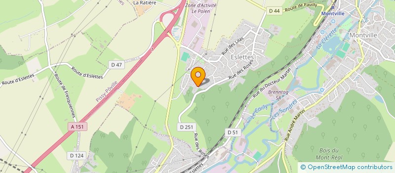 localisation de l'entreprise NM LINKS  ESLETTES