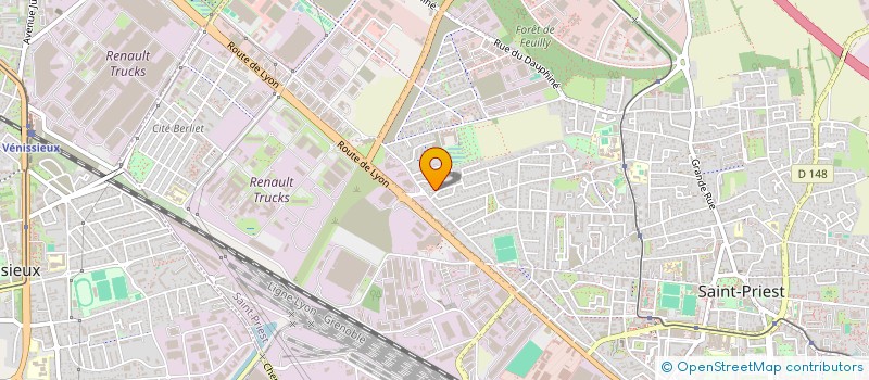 localisation de l'entreprise NM MARKETING  SAINT-PRIEST