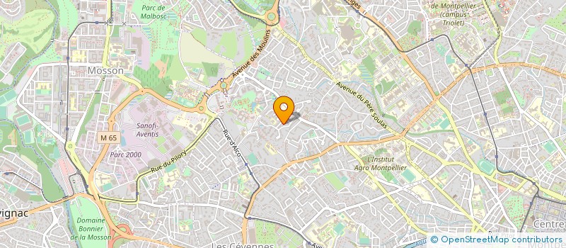localisation de l'entreprise NM MENUISERIE 34 à MONTPELLIER