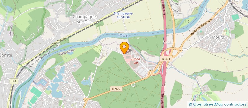 localisation de l'entreprise NM MOBILITY  MERY-SUR-OISE