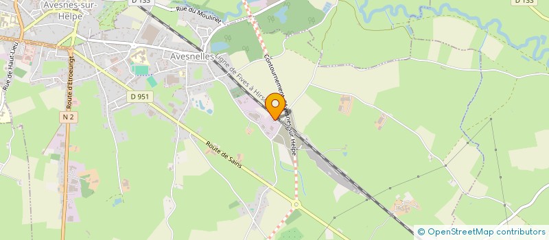 localisation de l'entreprise NM MOTORS  AVESNELLES