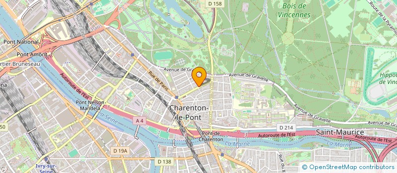 localisation de l'entreprise NM PATRIMOINE  CHARENTON-LE-PONT