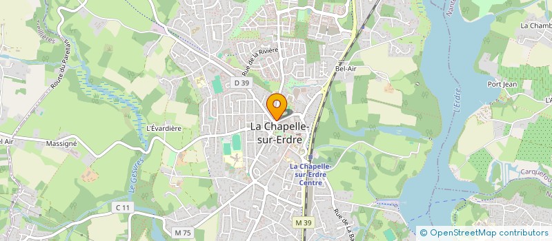 localisation de l'entreprise NM PIZZAS à LA CHAPELLE-SUR-ERDRE