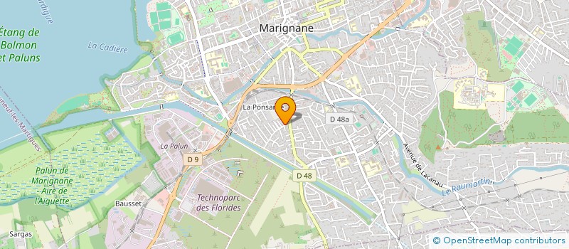 localisation de l'entreprise NM RESIDENCE  MARIGNANE