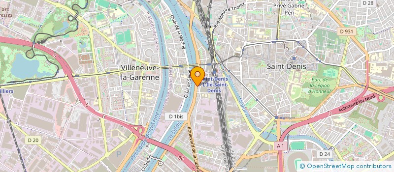 localisation de l'entreprise NM SERVICES à PANTIN