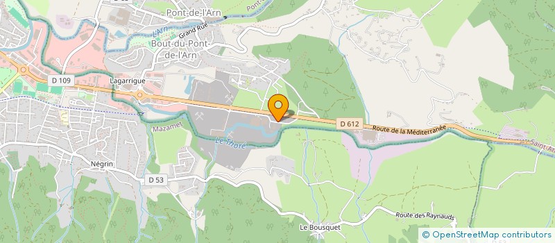 localisation de l'entreprise NM SOLAIRE  BOUT-DU-PONT-DE-LARN