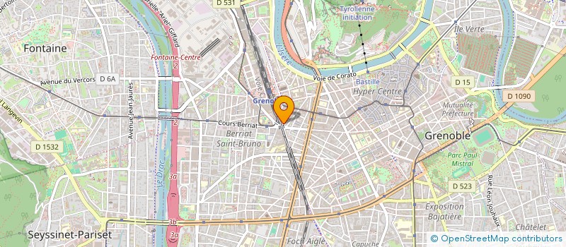 localisation de l'entreprise NM TRADING à GRENOBLE