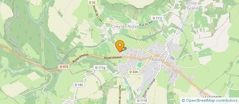 localisation de l'entreprise NM1 à NOLAY