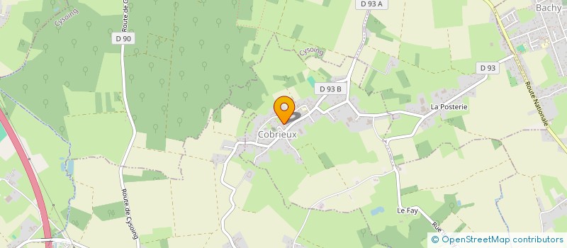 localisation de l'entreprise NM20 CONSULTING à COBRIEUX