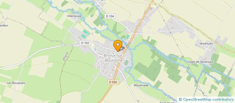 localisation de l'entreprise NM2A3GP  BRIOUX-SUR-BOUTONNE