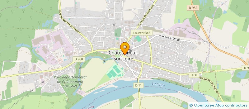 localisation de l'entreprise NM2L à CHATEAUNEUF-SUR-LOIRE