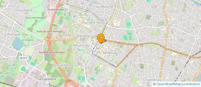 localisation de l'entreprise NMA à NANTES