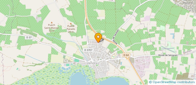 localisation de l'entreprise NMAX  VENDRES