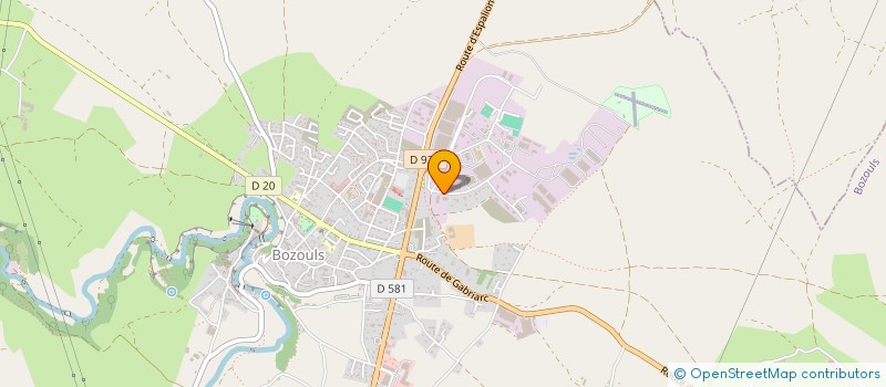 localisation de l'entreprise NMB  BOZOULS