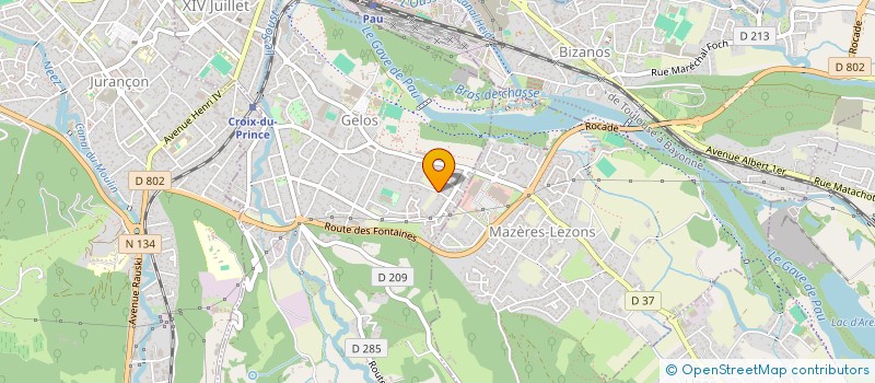 localisation de l'entreprise NMB GROUP  GELOS