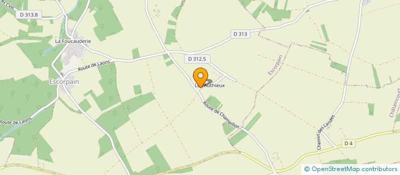 localisation de l'entreprise NMBC à ESCORPAIN