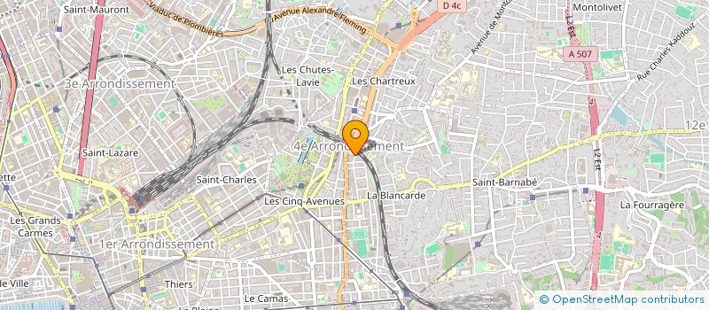 localisation de l'entreprise NMC à MARSEILLE