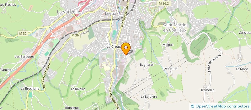 localisation de l'entreprise NMC à SAINT-CHAMOND
