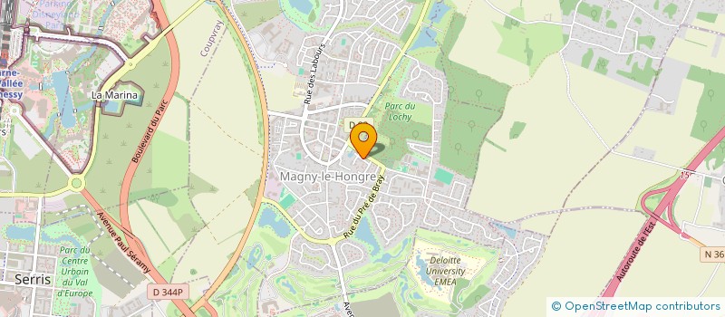 localisation de l'entreprise NMC IMMO  MAGNY-LE-HONGRE