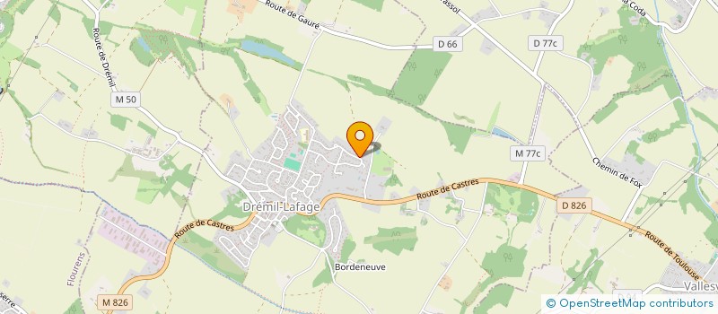 localisation de l'entreprise NMCG  DREMIL-LAFAGE