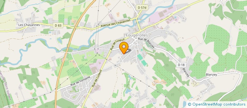 localisation de l'entreprise NMCJP  FOUGEROLLES-SAINT-VALBERT