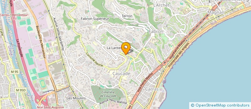 localisation de l'entreprise NMCOMFY à NICE
