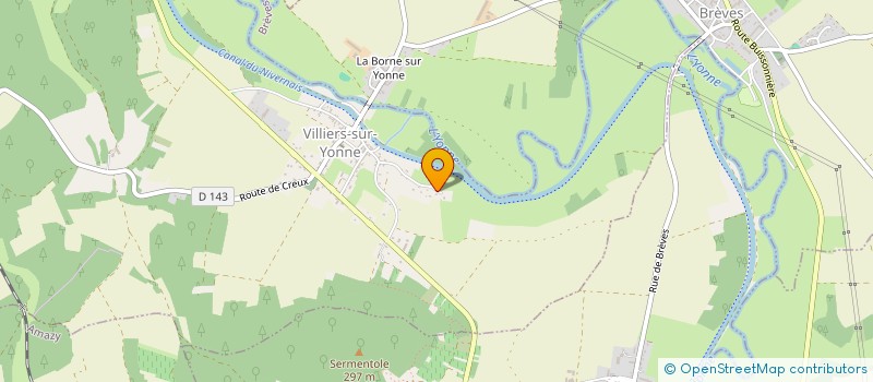 localisation de l'entreprise NMCT22 à VILLIERS-SUR-YONNE