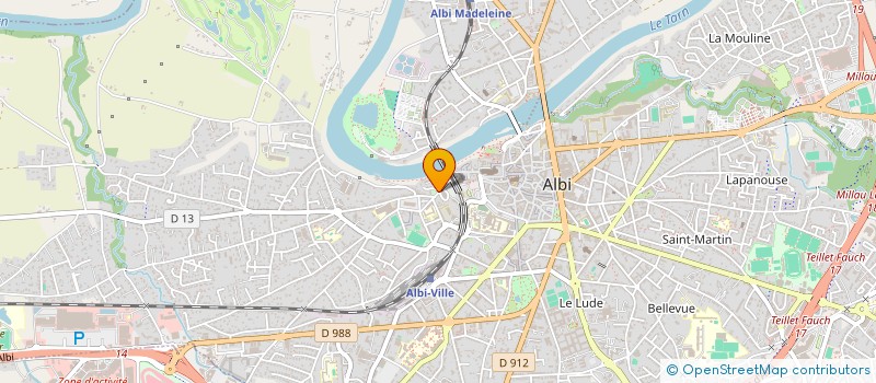 localisation de l'entreprise NMD  ALBI