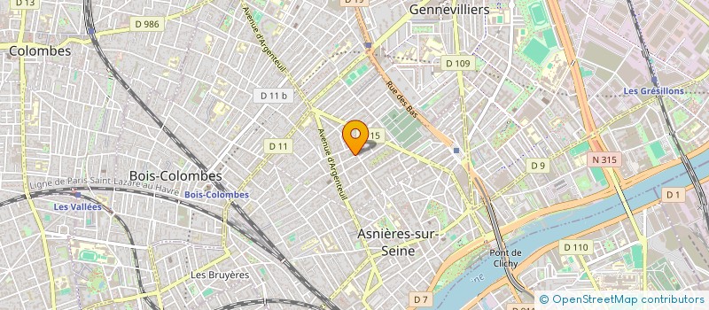 localisation de l'entreprise NMD à ASNIERES-SUR-SEINE