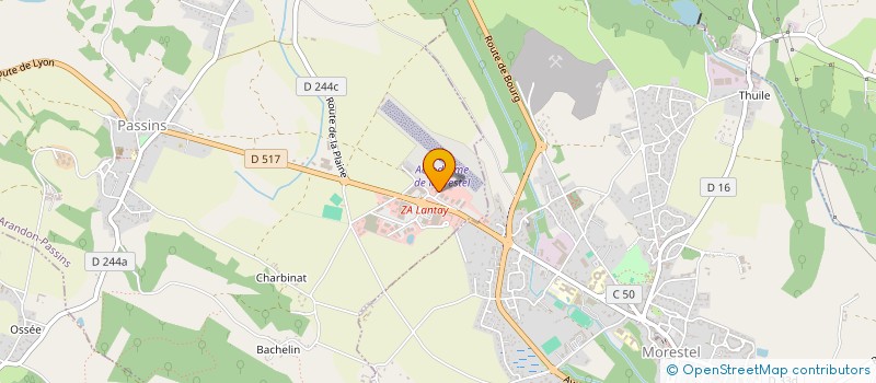 localisation de l'entreprise NMD FRANCE à ARANDON-PASSINS