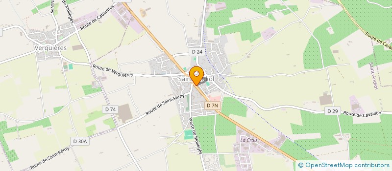 localisation de l'entreprise NMD TRANSPORT  SAINT-ANDIOL