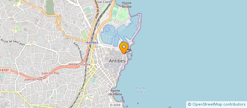 localisation de l'entreprise NMDG PARTNER à ANTIBES