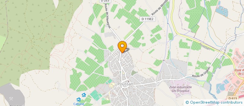 localisation de l'entreprise NMF  POUSSAN