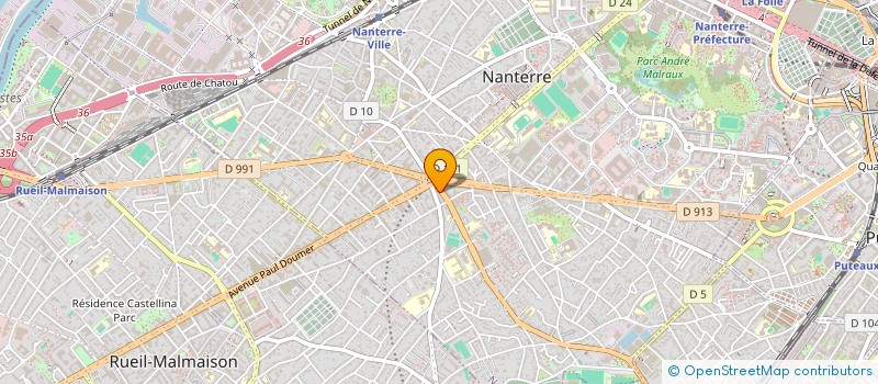 localisation de l'entreprise NMG  NANTERRE