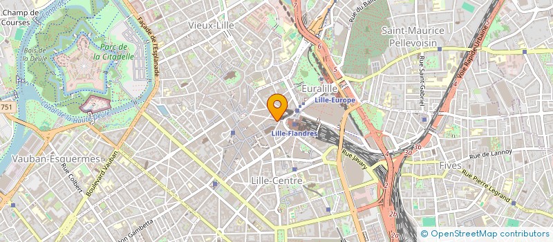 localisation de l'entreprise NMG FAIDHERBE à LILLE