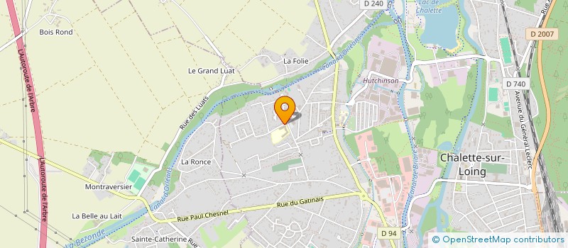 localisation de l'entreprise NMH CONSTRUCTION à CHALETTE-SUR-LOING