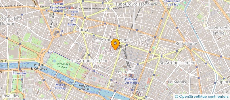 localisation de l'entreprise NMH FRESH à PARIS