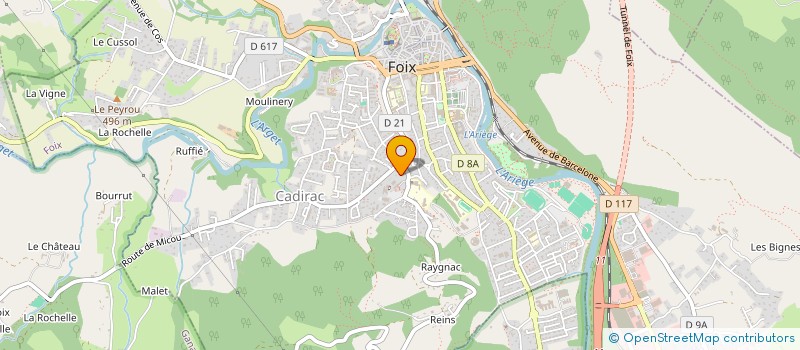 localisation de l'entreprise NMH - SPORTSWEAR à FOIX