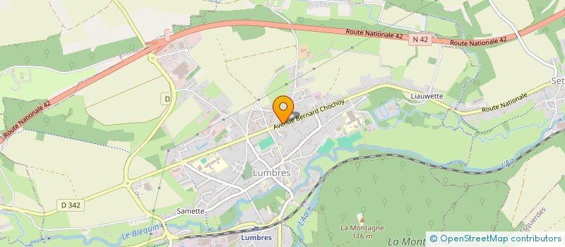 localisation de l'entreprise NMHB  LUMBRES