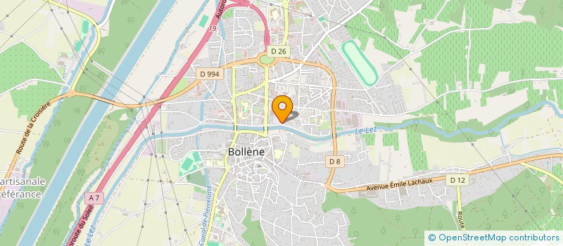 localisation de l'entreprise NMIT CONSULTING à BOLLENE