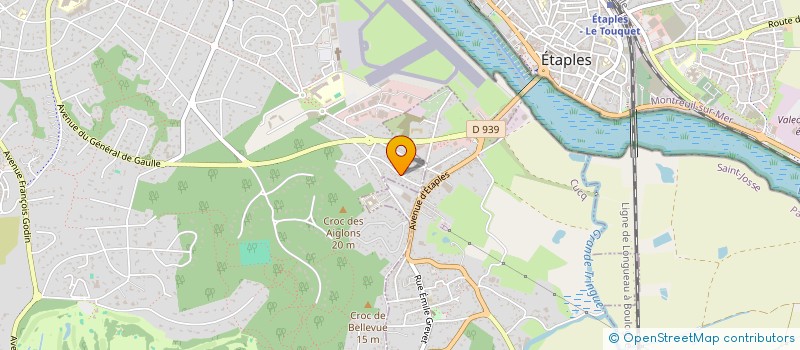 localisation de l'entreprise NMIZ55  LE TOUQUET-PARIS-PLAGE