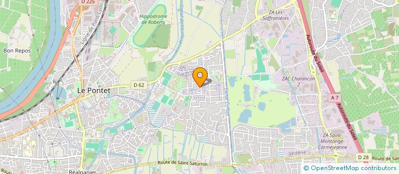 localisation de l'entreprise NMJ  LE PONTET