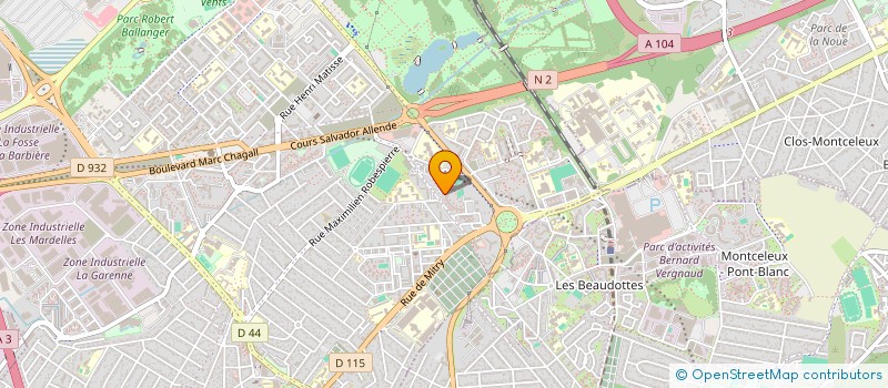 localisation de l'entreprise NMJ à VELIZY-VILLACOUBLAY