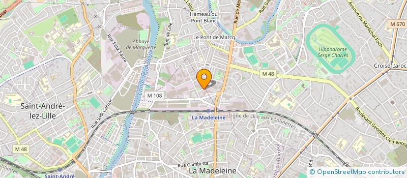 localisation de l'entreprise NMK  MARQUETTE-LEZ-LILLE