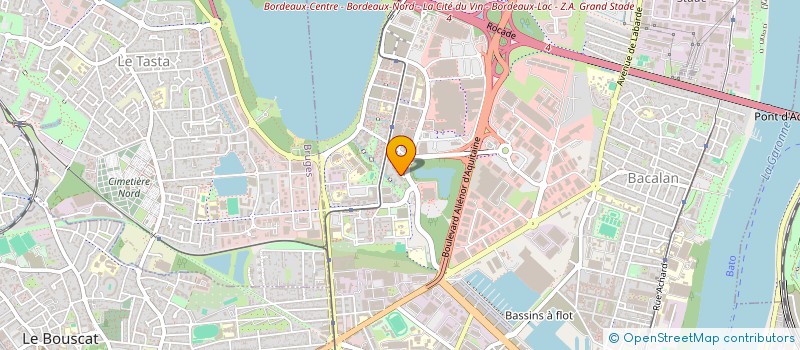 localisation de l'entreprise NMK CONCEPT  BORDEAUX