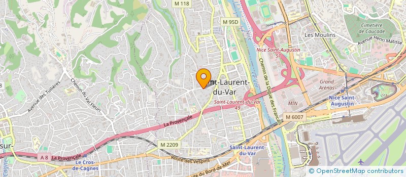 localisation de l'entreprise NML  SAINT-LAURENT-DU-VAR