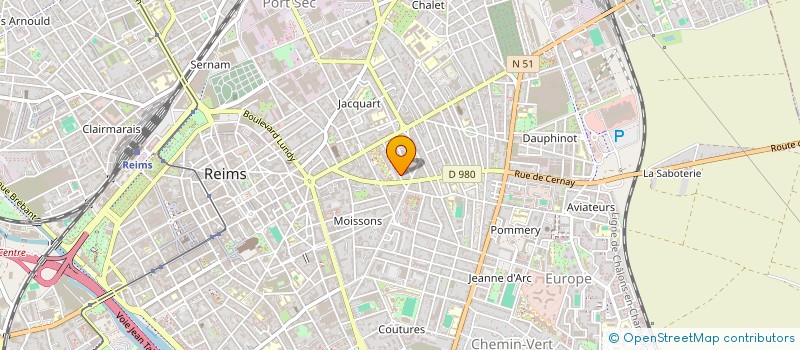 localisation de l'entreprise NML CHAMP DE MARS  REIMS