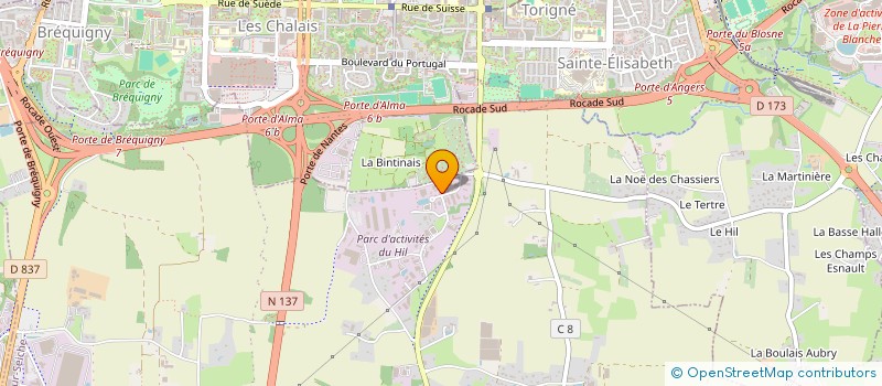 localisation de l'entreprise NMN  NOYAL-CHATILLON-SUR-SEICHE